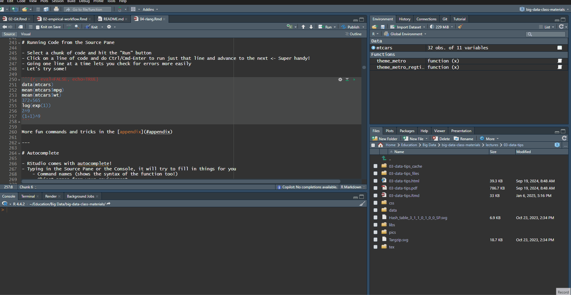 Running Code